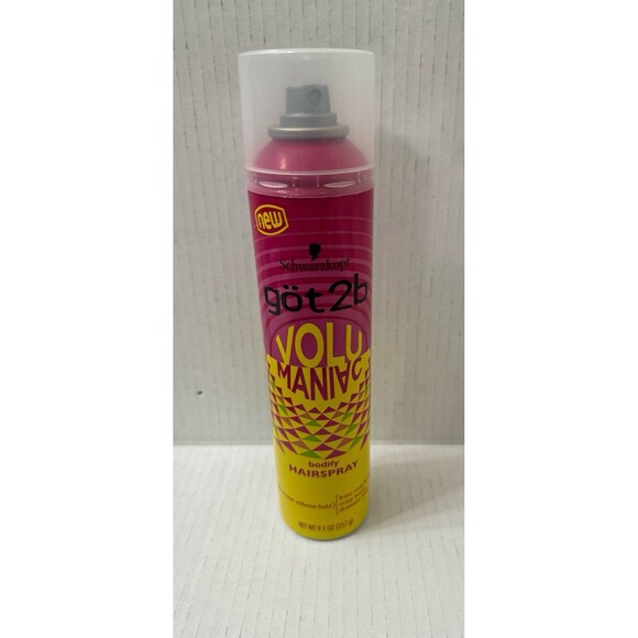 NEW SCHWARZKOPF Got 2B Volu Maniac Bodifying Mousse 6 Oz HairSpray - Picture 1 of 2